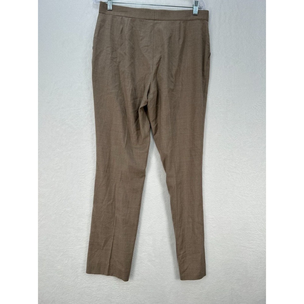 Lauren Ralph Lauren Womens Made In Italy 100%‎ Wool Dress Pants Size 10 (Tan) - Picture 2 of 5